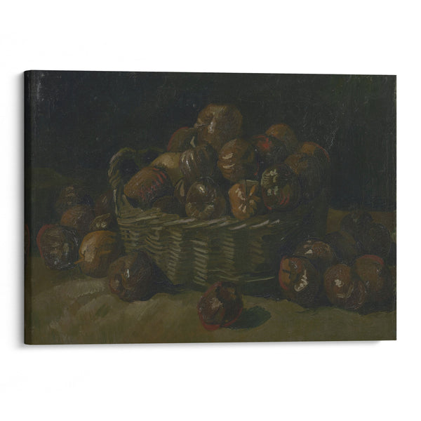 Basket of apples (1885) - Vincent van Gogh - Canvas Print