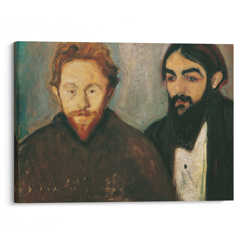 Der Maler Paul Herrmann und der Arzt Paul Contard (1897) - Edvard Munch - Canvas Print