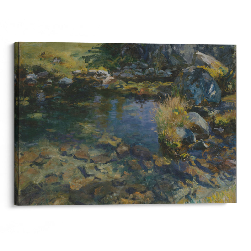 Alpine Pool (1907) - John Singer Sargent - Canvas Print