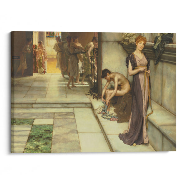 An Apodyterium (1886) - Lawrence Alma-Tadema - Canvas Print