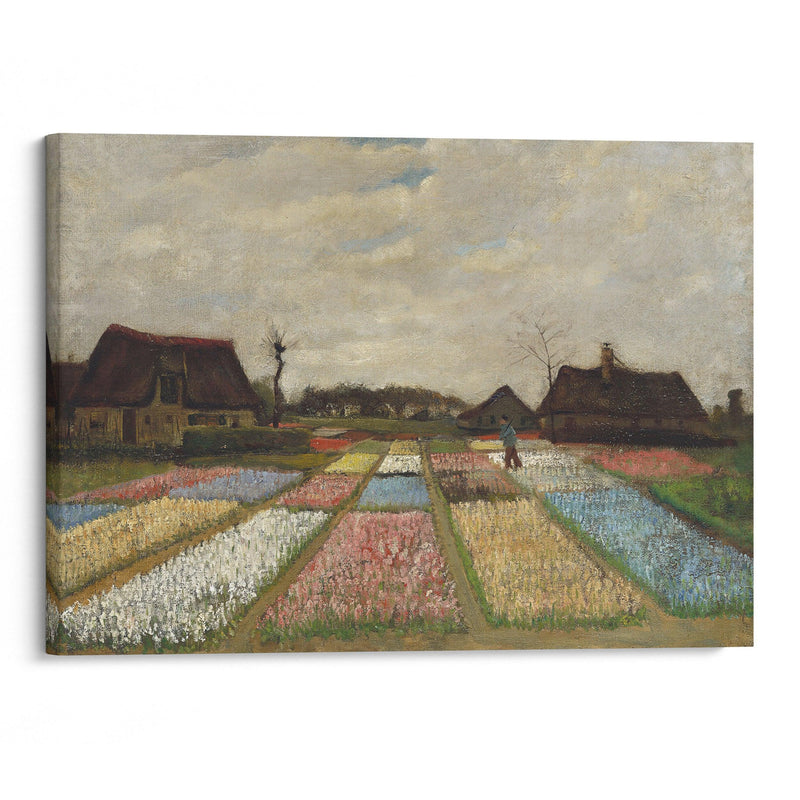 Flower Beds in Holland (c. 1883) - Vincent van Gogh - Canvas Print - UAIO LMT