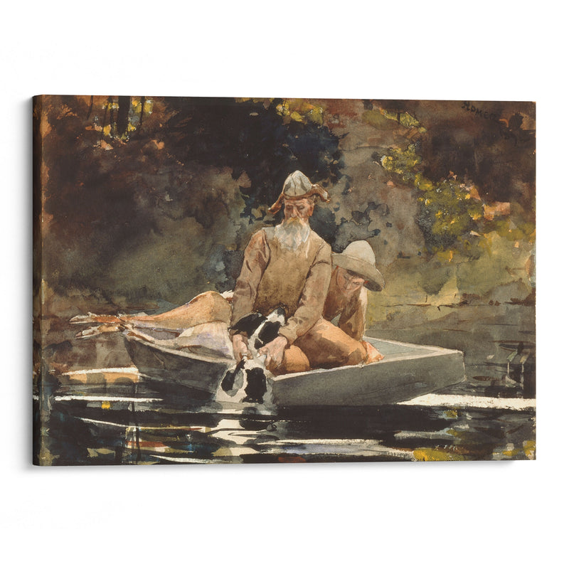 After the Hunt (1892) - Winslow Homer - Canvas Print