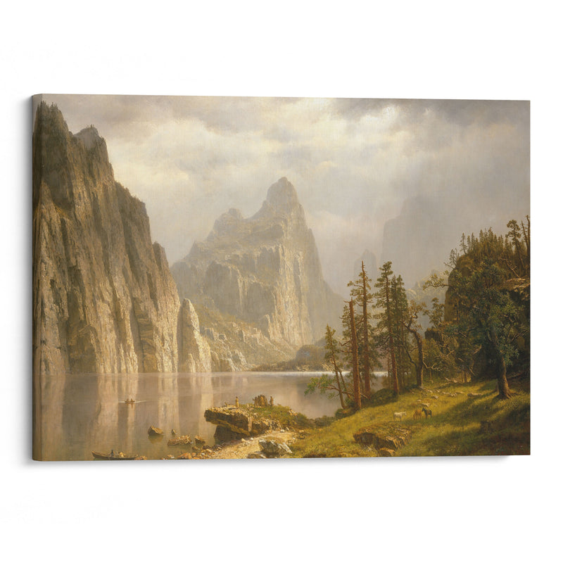 Merced River, Yosemite Valley (1866) - Albert Bierstadt - Canvas Print