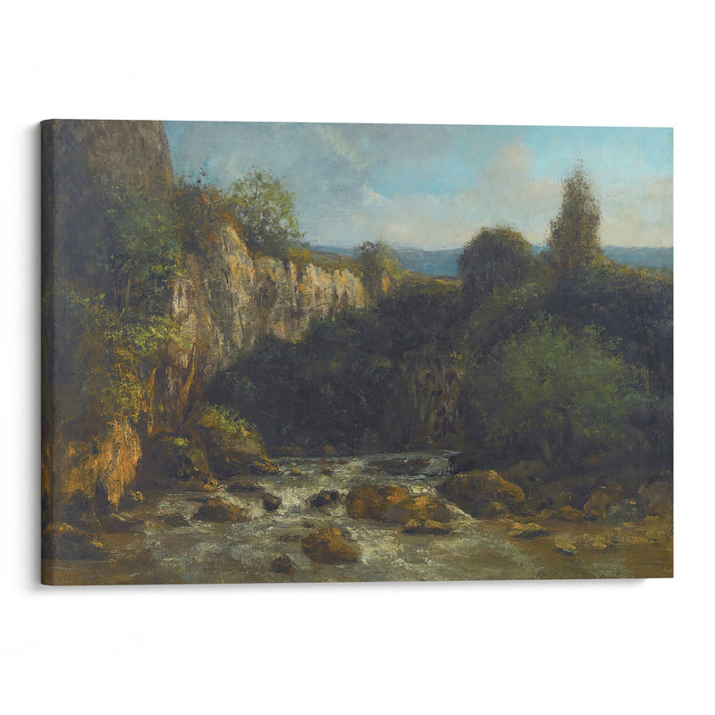 Les Gorges De La Loue - Gustave Courbet - Canvas Print