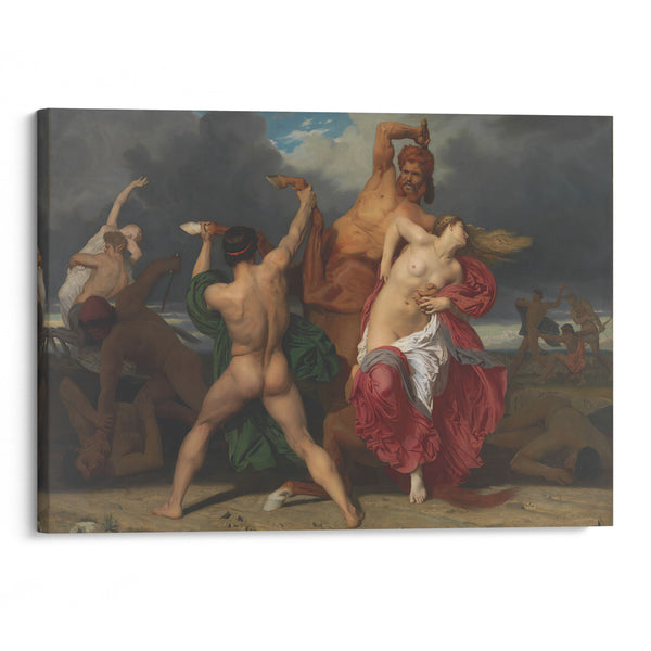 Battle Of The Centaurs And The Lapiths (1852) - William Bouguereau - Canvas Print