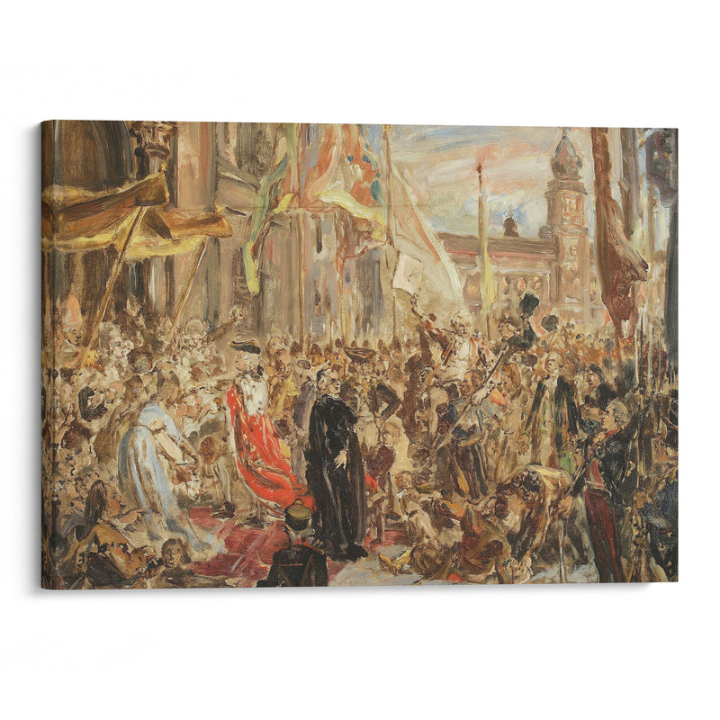 Sketch for the painting “Constitution of the 3 May” (1890) - Jan Matejko - Canvas Print