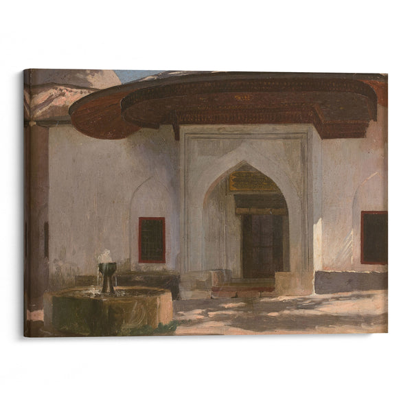 Fontaine à l’entrée d’un monument, probablement en Egypte - Jean-Léon Gérôme - Canvas Print