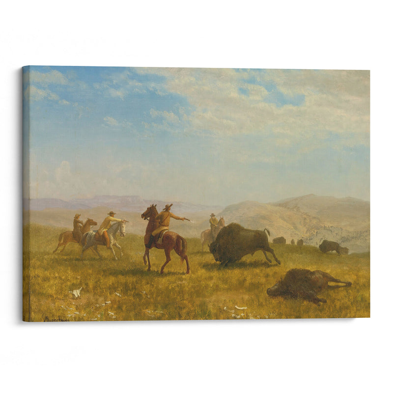 The Wild West - Albert Bierstadt - Canvas Print