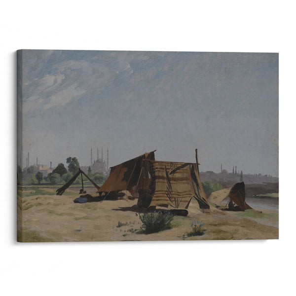 An Encampment before Constantinople - Jean-Léon Gérôme - Canvas Print