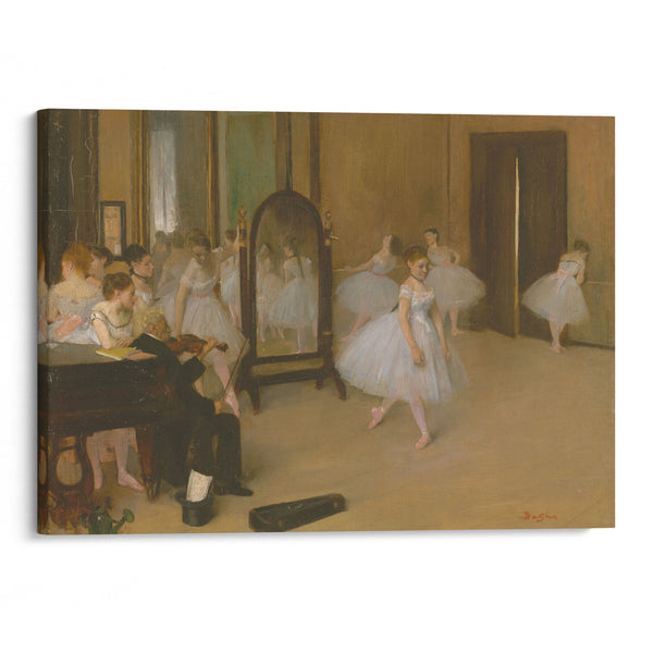 The Dancing Class (ca. 1870) - Edgar Degas - Canvas Print