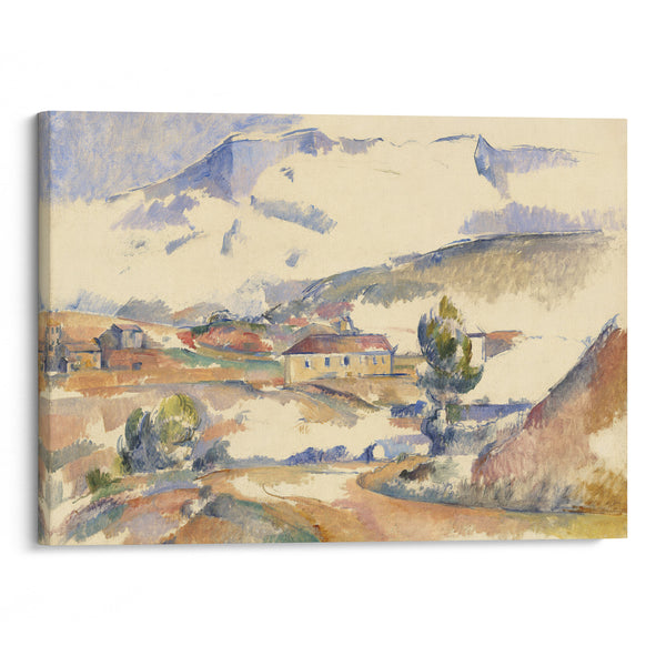 Montagne Sainte-Victoire,from near Gardanne (c. 1887) - Paul Cézanne - Canvas Print