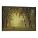 Deer in a clearing, yosemite - Albert Bierstadt - Canvas Print