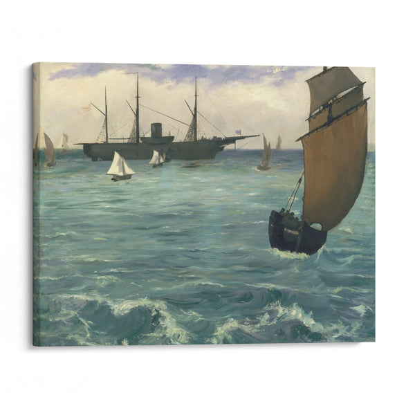 The ‘Kearsarge’ at Boulogne (1864) - Édouard Manet - Canvas Print