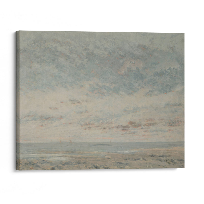 Low Tide at Trouville - Gustave Courbet - Canvas Print