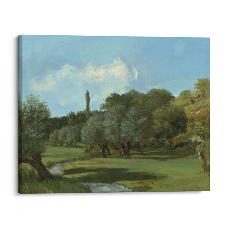 La Bretonnerie in the Department of Indre (1856) - Gustave Courbet - Canvas Print