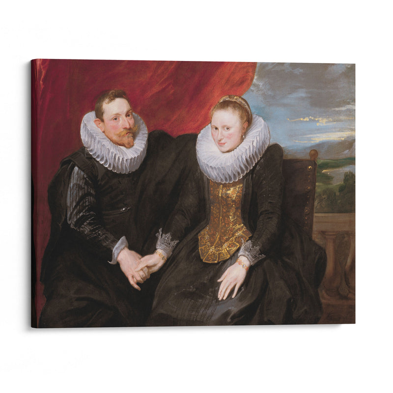 A Married Couple (circa 1620) - Anthony van Dyck - Canvas Print