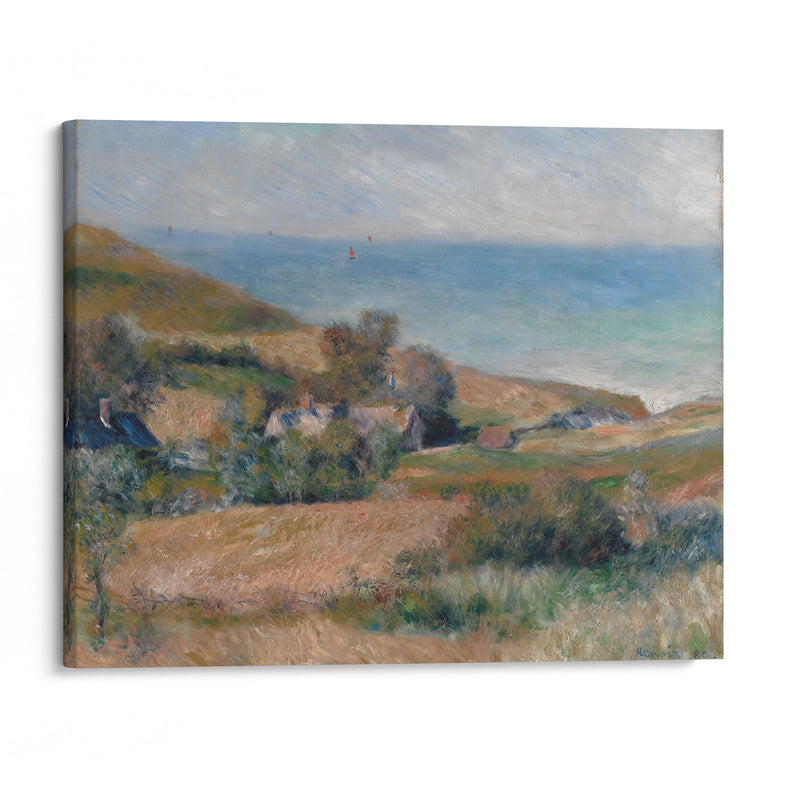 View of the Seacoast near Wargemont in Normandy (1880) - Pierre-Auguste Renoir - Canvas Print