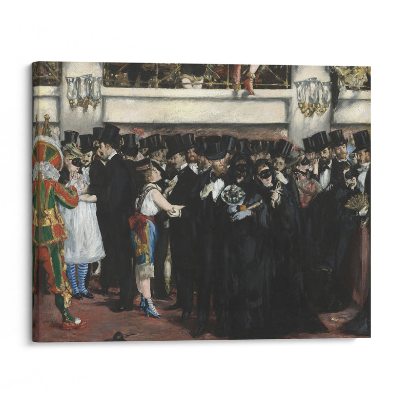 Masked Ball at the Opera (1873) - Édouard Manet - Canvas Print