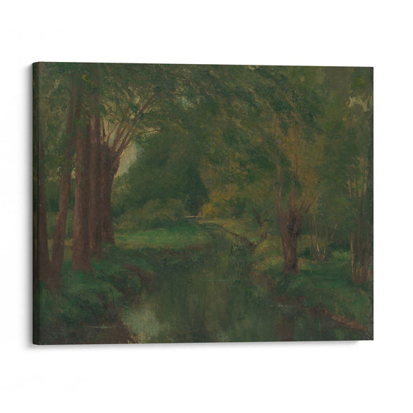 A Brook in a Clearing (1862) - Gustave Courbet - Canvas Print