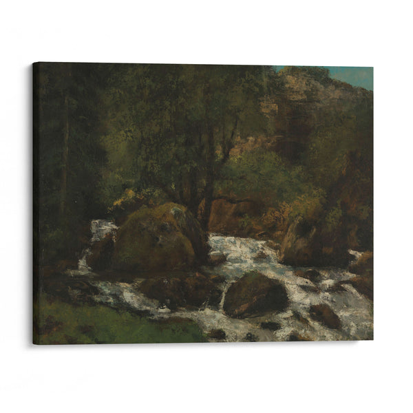 Forest Brook, Jura (ca. 1860s) - Gustave Courbet - Canvas Print