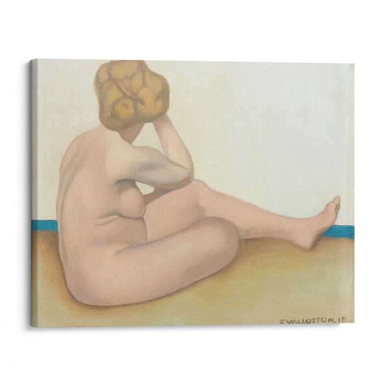 Baigneuse Assise Sur Le Sable (1918) - Félix Vallotton - Canvas Print