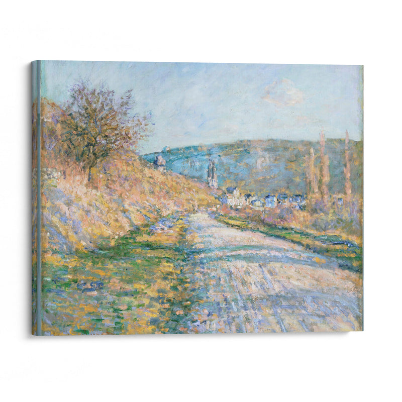 The Road to Vétheuil (1879) - Claude Monet - Canvas Print