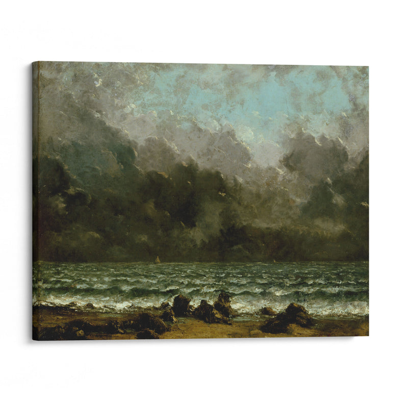 The Sea (1865) - Gustave Courbet - Canvas Print