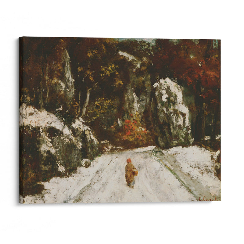 Winter in the Jura - Gustave Courbet - Canvas Print