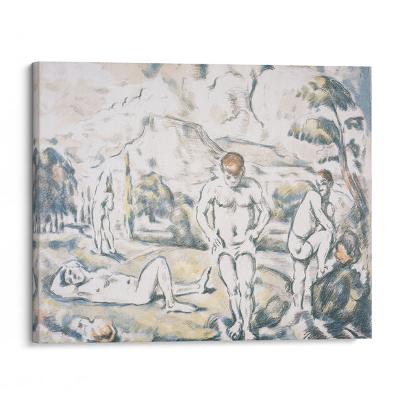The Bathers (circa 1898) - Paul Cézanne - Canvas Print