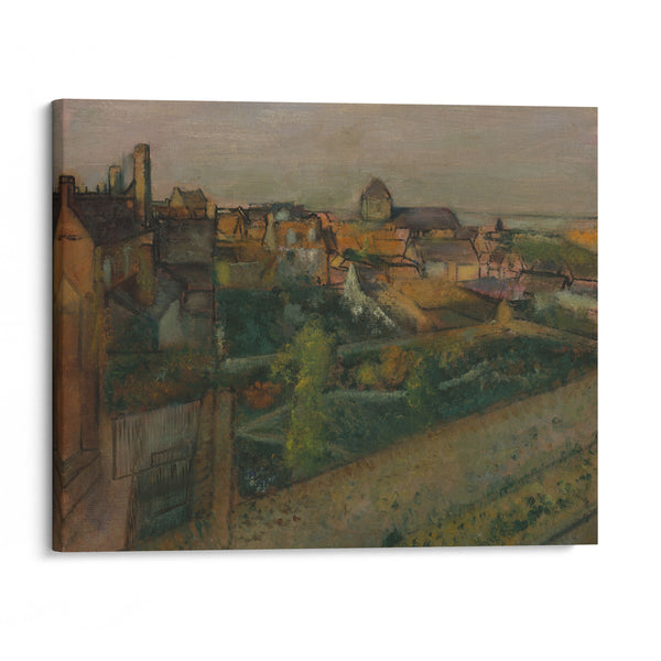 View of Saint-Valéry-sur-Somme (1896–98) - Edgar Degas - Canvas Print
