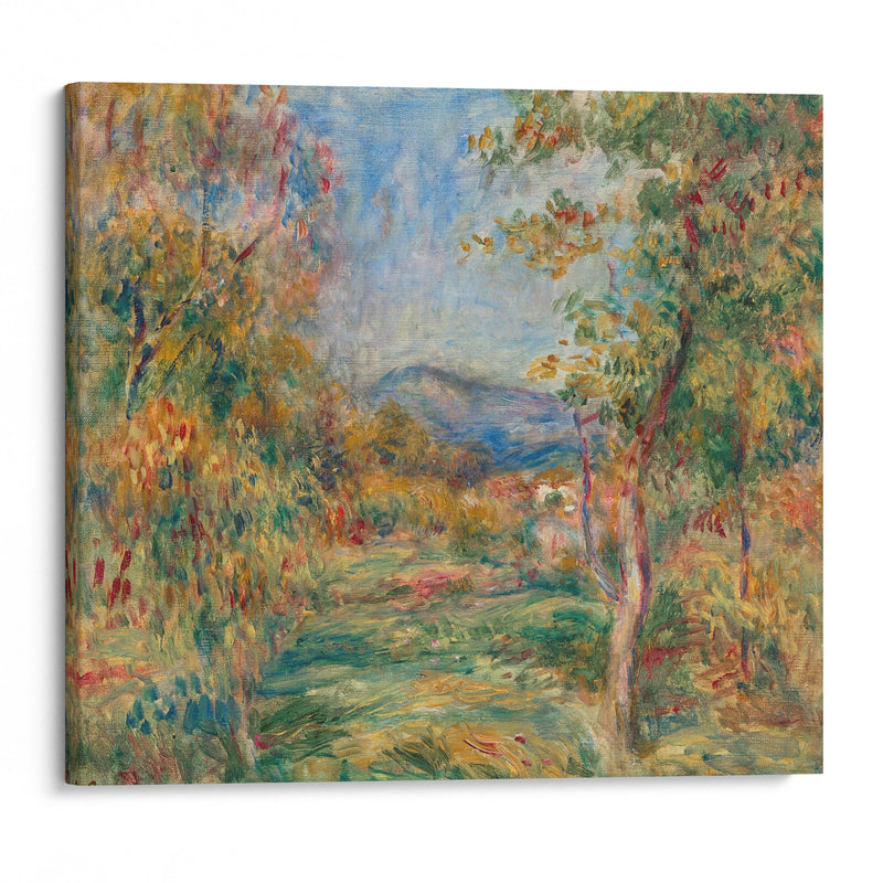 Paysage de Cagnes (circa 1910) - Pierre-Auguste Renoir - Canvas Print