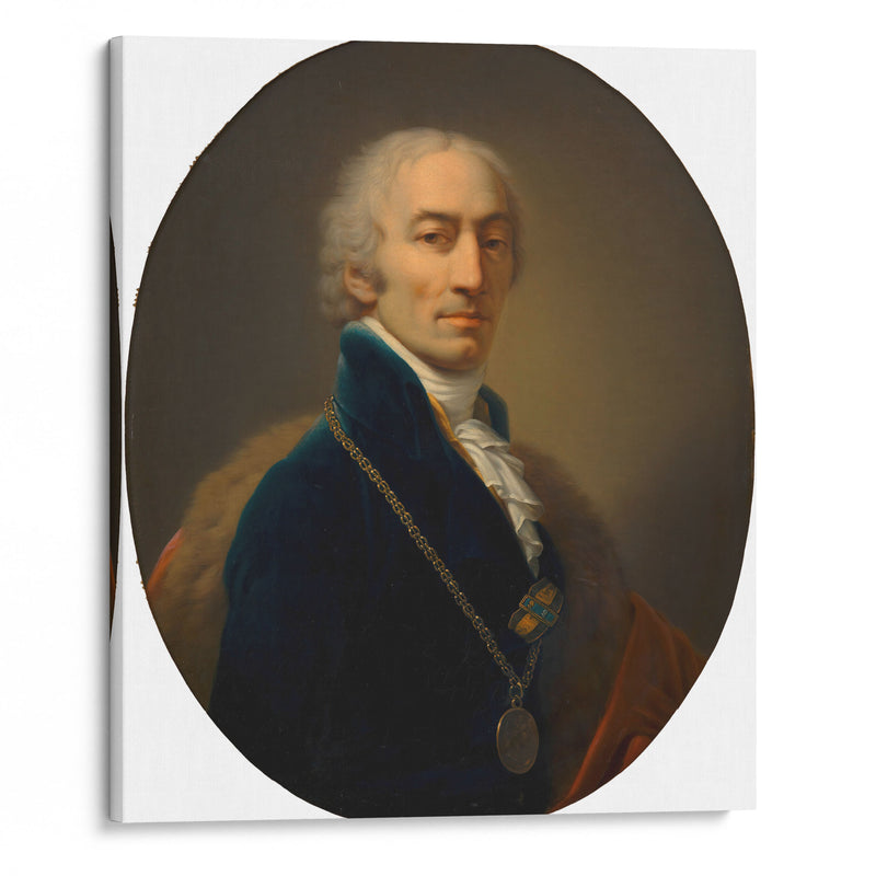 Michael Mayer (Hofquartierbuchverwalter) (around 1800) - Johann Baptist von Lampi the Elder - Canvas Print