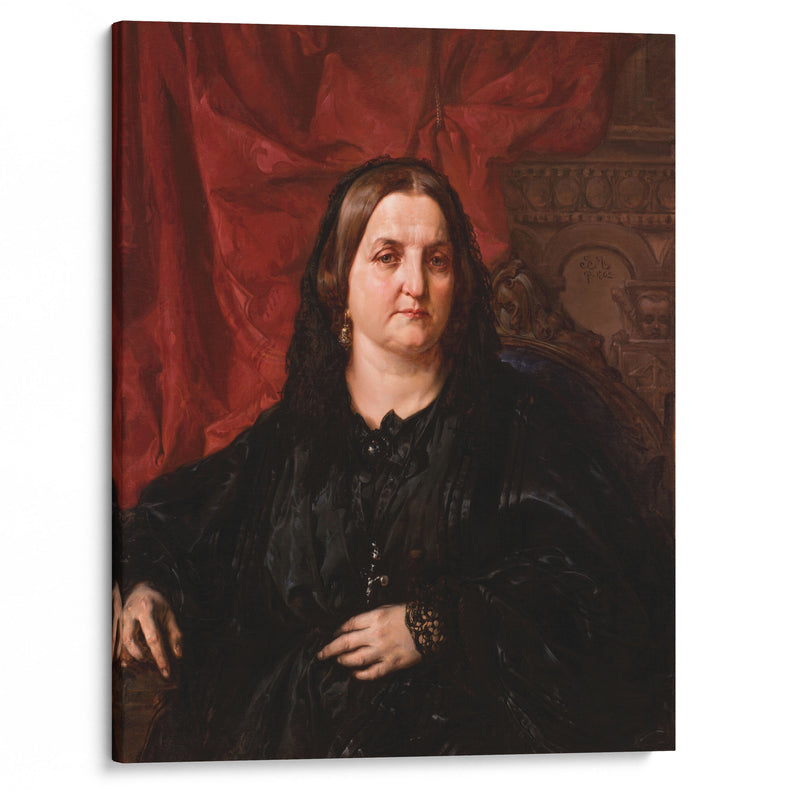 Portrait of PauIIna Giebułtowska (1862) - Jan Matejko - Canvas Print