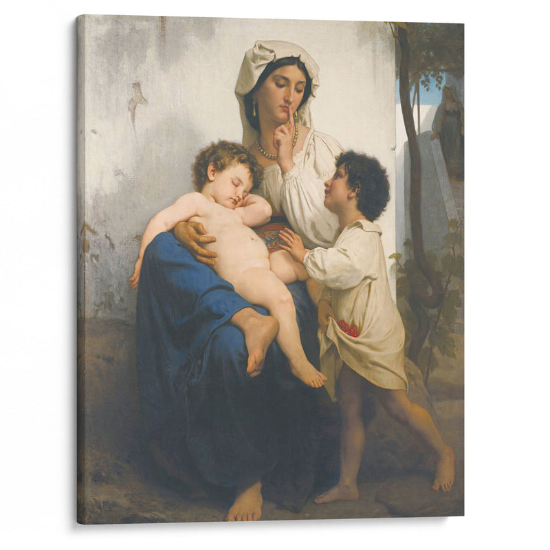 Le Sommeil (1864) - William Bouguereau - Canvas Print