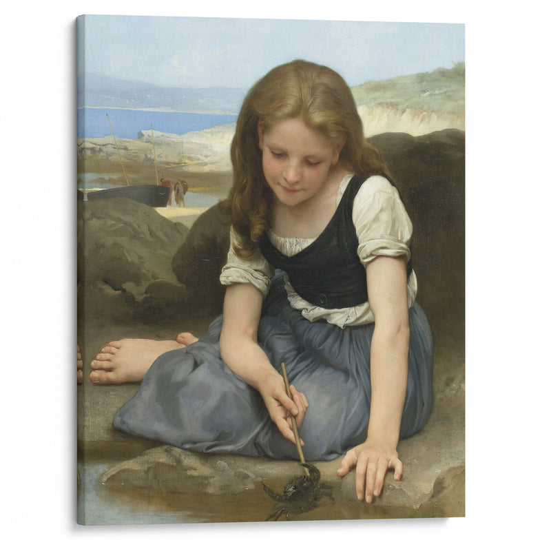 Le Crabe (1869) - William Bouguereau - Canvas Print