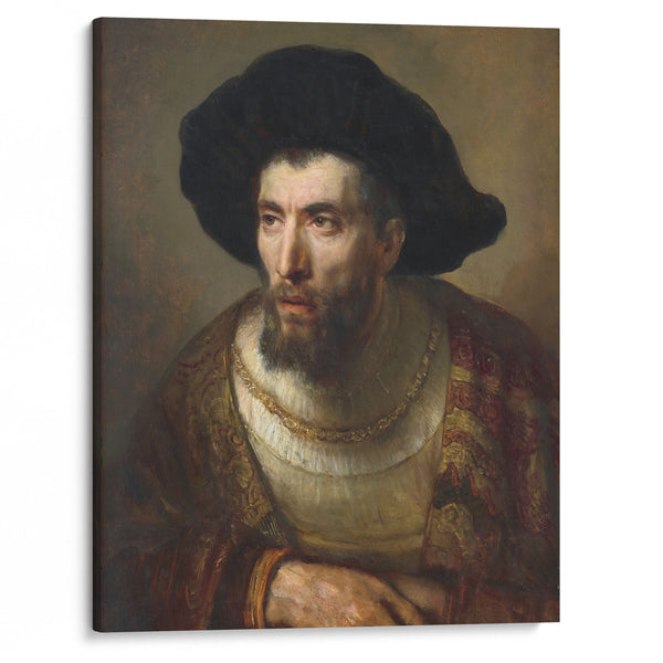The Philosopher (c. 1653) - Rembrandt van Rijn - Canvas Print