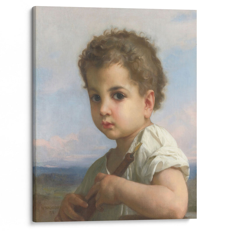 Joueur de flûte (1878) - William Bouguereau - Canvas Print