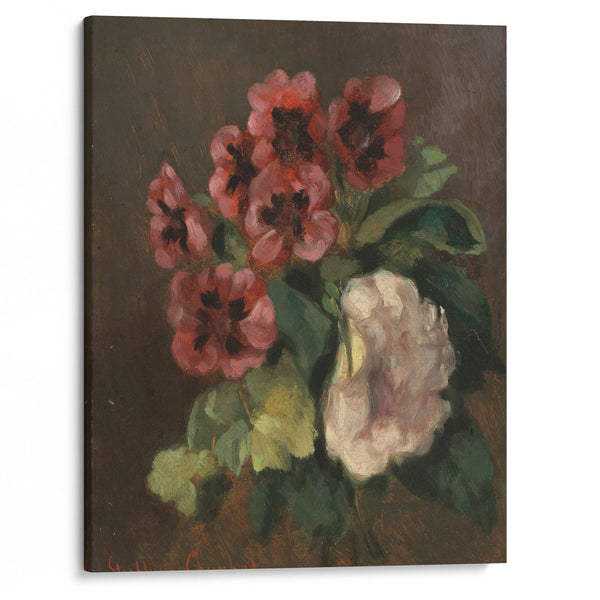 Bouquet Of Flowers - Gustave Courbet - Canvas Print