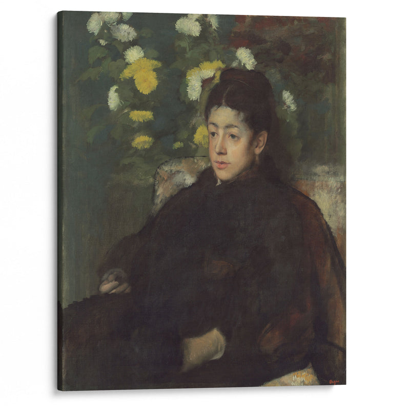 Mademoiselle Malo (c. 1877) - Edgar Degas - Canvas Print