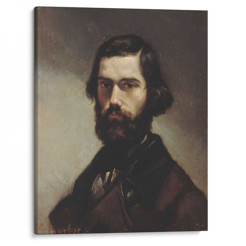 Portrait de Jules Vallès (1861) - Gustave Courbet - Canvas Print