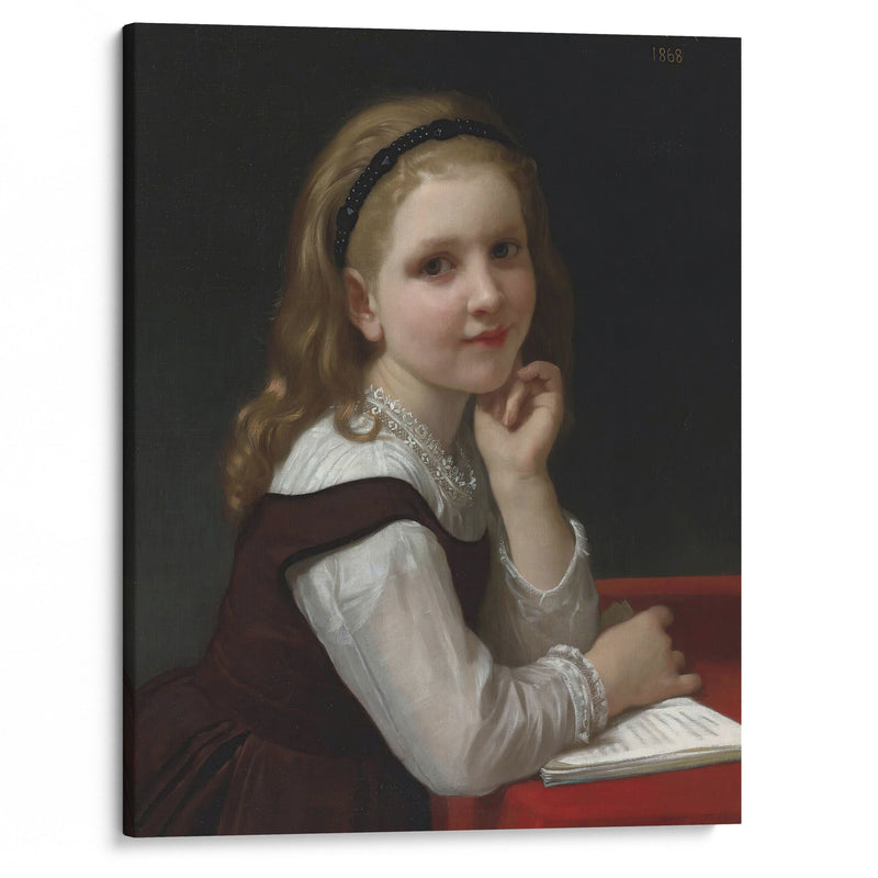 Distraction (1868) - William Bouguereau - Canvas Print