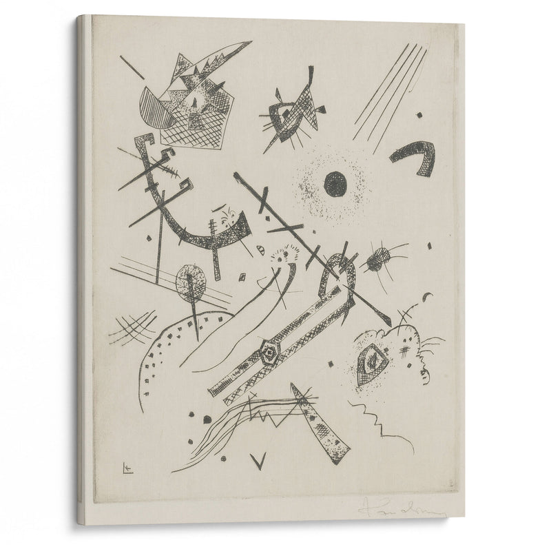 Kleine Welten Xi (R, 174) (1922) - Wassily Kandinsky - Canvas Print