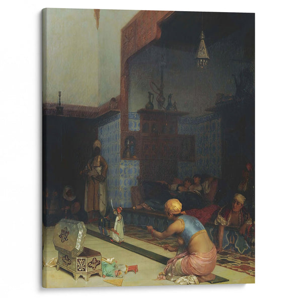 Marionettes In The Harem - Theodoros Ralli - Canvas Print
