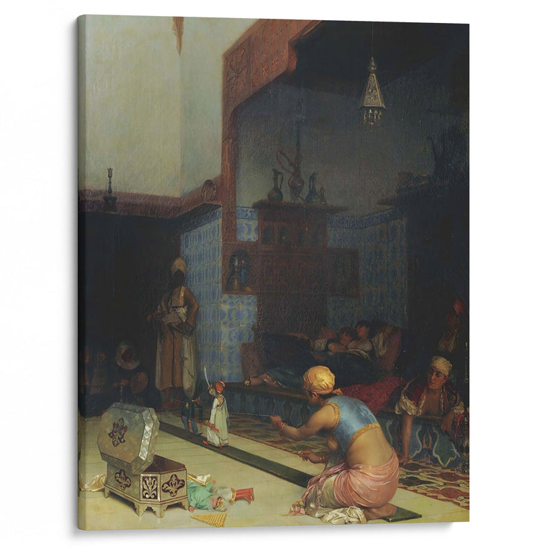 Marionettes In The Harem - Theodoros Ralli - Canvas Print