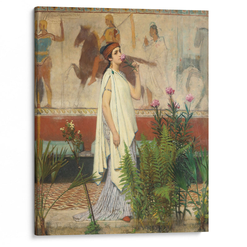 A Greek Woman (1869) - Lawrence Alma-Tadema - Canvas Print