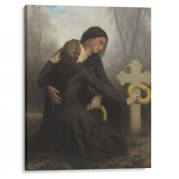 Le Jour Des Morts (All Saints Day) - William Bouguereau - Canvas Print