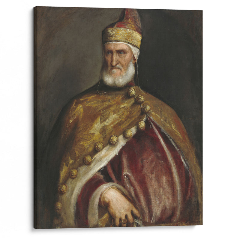 Doge Andrea Gritti (c. 1546-1550) - Titian - Canvas Print