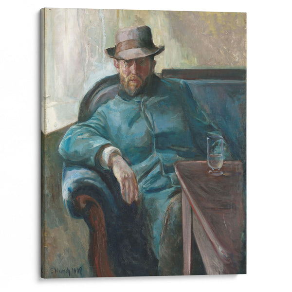 Hans Jæger (1889) - Edvard Munch - Canvas Print