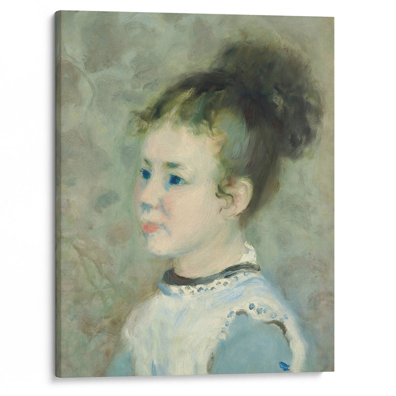 Portrait De Jeanne Sisley - Pierre-Auguste Renoir - Canvas Print