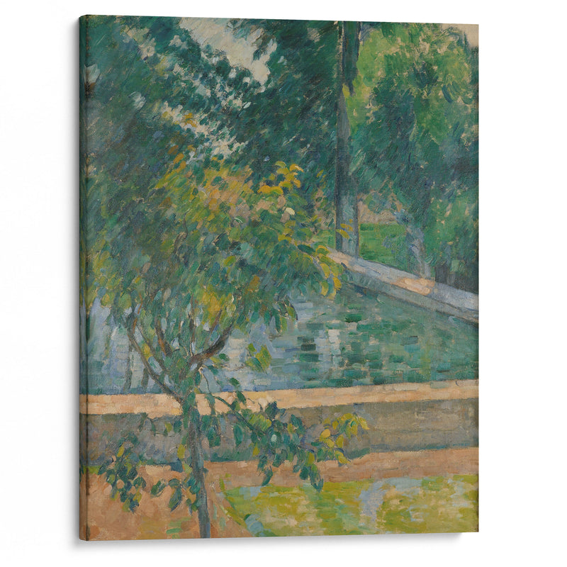 Le bassin du Jas de Bouffan (The Pool at Jas de Bouffan) (circa 1878) - Paul Cézanne - Canvas Print